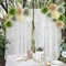 15 PCS Sage Green Pom Pom Decorations Sage Green Party Decorations Olive Green Decor Paper Flowers for Wall Sage Green Birthday Bridal Neutral Baby Shower Wedding Decor
